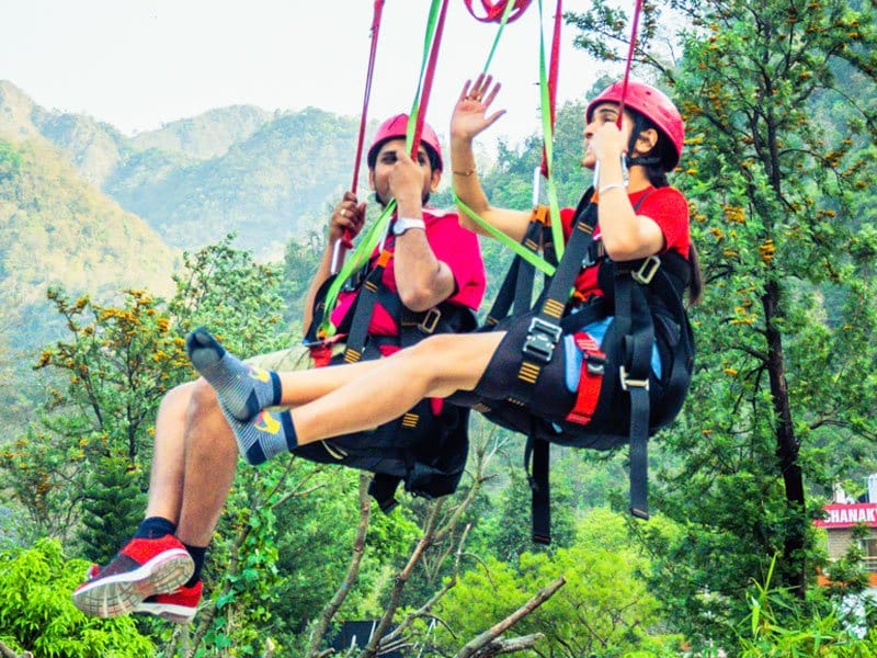 Adventure zipline Rishikesh